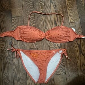 French Connection Coral Bikini Set